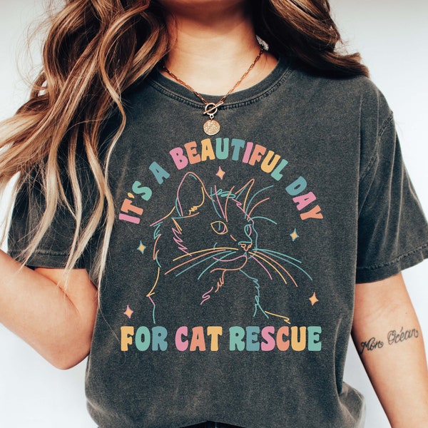 Cat rescue shirt, adopt rescue,cat adoption,Cat Lovers Shirt,Animal Rescuer T-Shirt,Cat Rescuer Shirt,Animal shelter Shirt, Cat Lover Tee