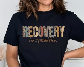 Chemise de récupération rétro, cadeau de récupération, conseil d'un conseiller en toxicomanie, chemise de sobriété, cadeaux sobres, chemise sobre, toxicomane, cadeau d'anniversaire