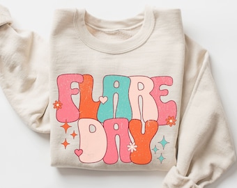 Flare Day Shirt, Chronic Illness Awareness, Distressed Print
