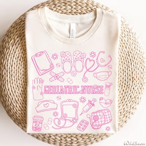 Geriatric Nurse Shirt, Elderly Care Nurse Tee,Long Term Care Nurse Gift,Nursing Home Staff T-Shirt, Geri Nurse Crew Top,Geriatric Squad Gift
