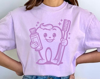 Dental Squad T-Shirt, Hygienist Tee, Dentist Comfort Colors Shirts
