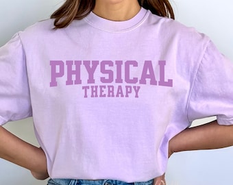 Camiseta de fisioterapia: camisetas con colores cómodos de PT