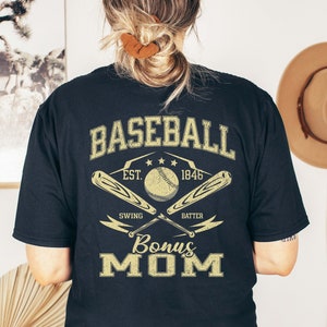 Bonus Mama Shirt, Baseball Bonus Mama, Muttertagsgeschenk für Bonus Mama, Baseball Geschenk für Stiefmutter, Spieltag Tshirt, Baseball Mama Tee, Sport Mama