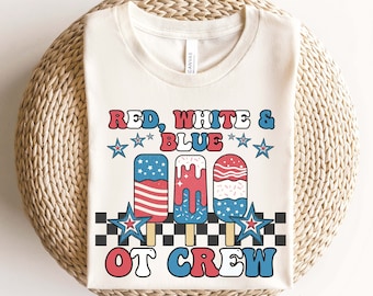 July 4th OT Shirt | Occupational Therapy Summer T-Shirt | Patriotic COTA Therapy Assistant Gift | 4th of July OT Tee