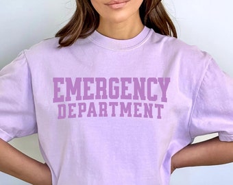 Emergency Department T-Shirt, ED Nurse Gift