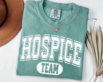 Hospice Team Shirt, Comfort Colors Ring-Spun Cotton Tee
