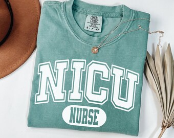 NICU Nurse Comfort Colors® T-Shirt, Neonatal Gift Tee
