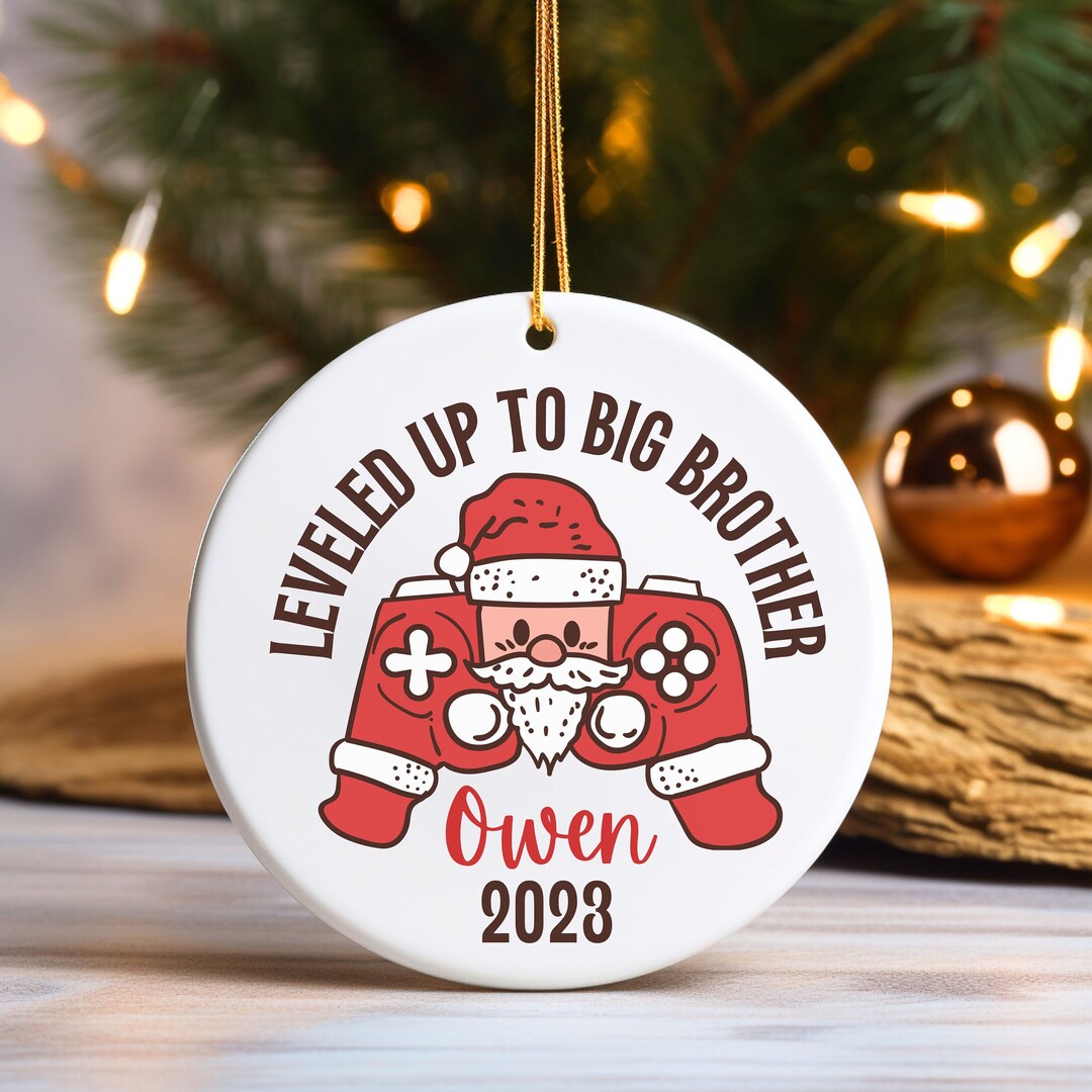 Big Brother Christmas Ornamentpersonalized Sibling First Etsy Christmas Big Brother