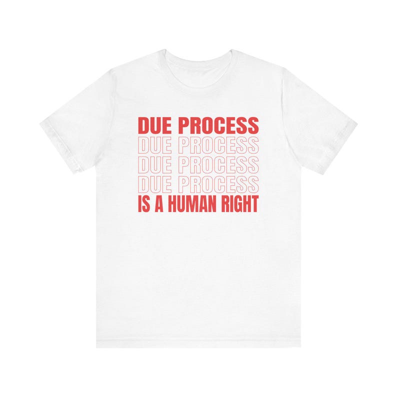 Due Process-shirt, Freedom-shirt White