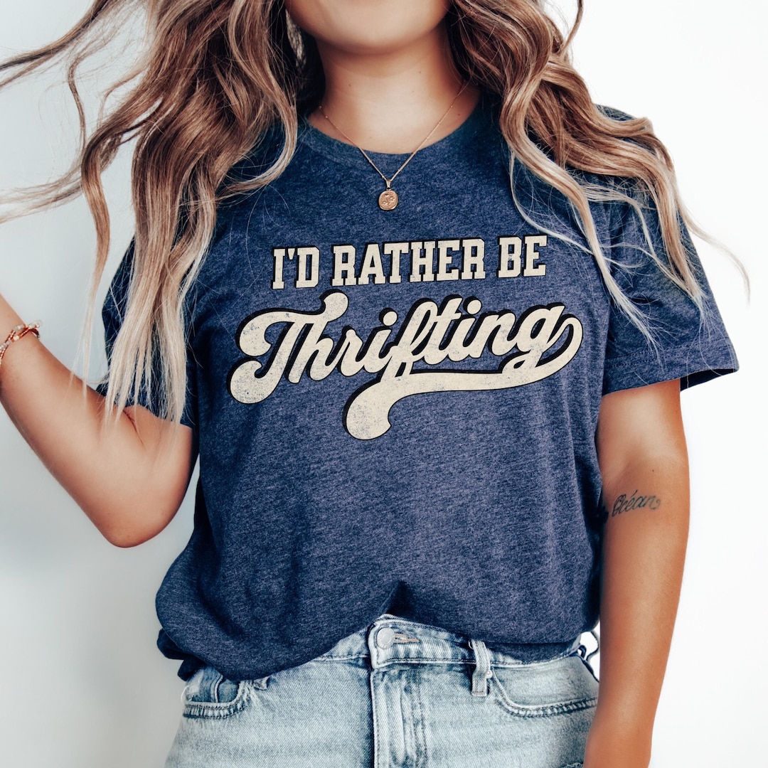 I'd Rather Be Thrifting Graphic Tee main image 1