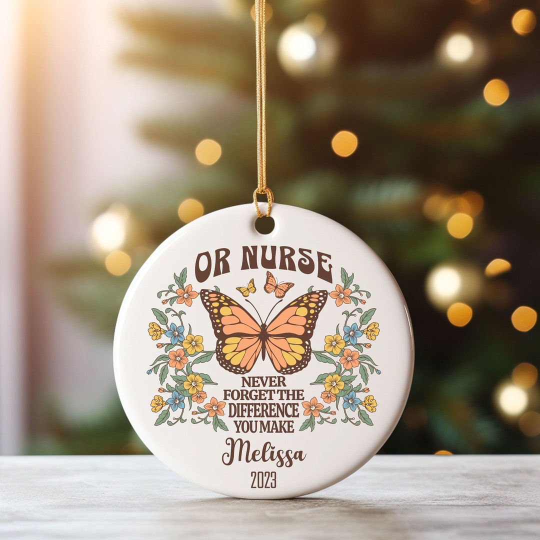 Personalized Operating Room Nurse Ornament, Custom Operating Room ...