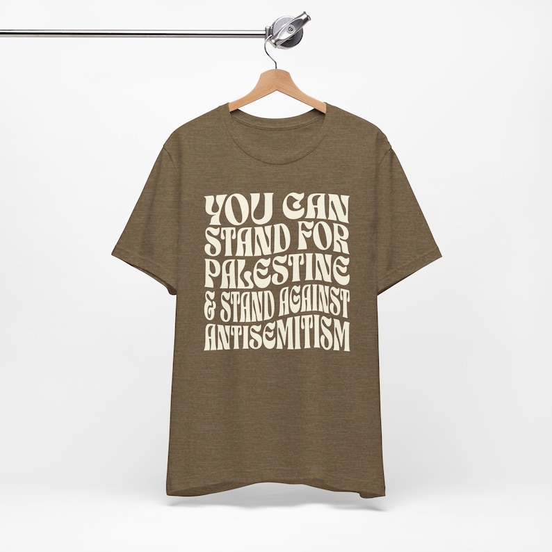 Free Palestine Shirt - Free Gaza Tee - Human Rights Shirt - Protest Shirt - Anti Racism - Political Top - Israel Zionist Heather Olive