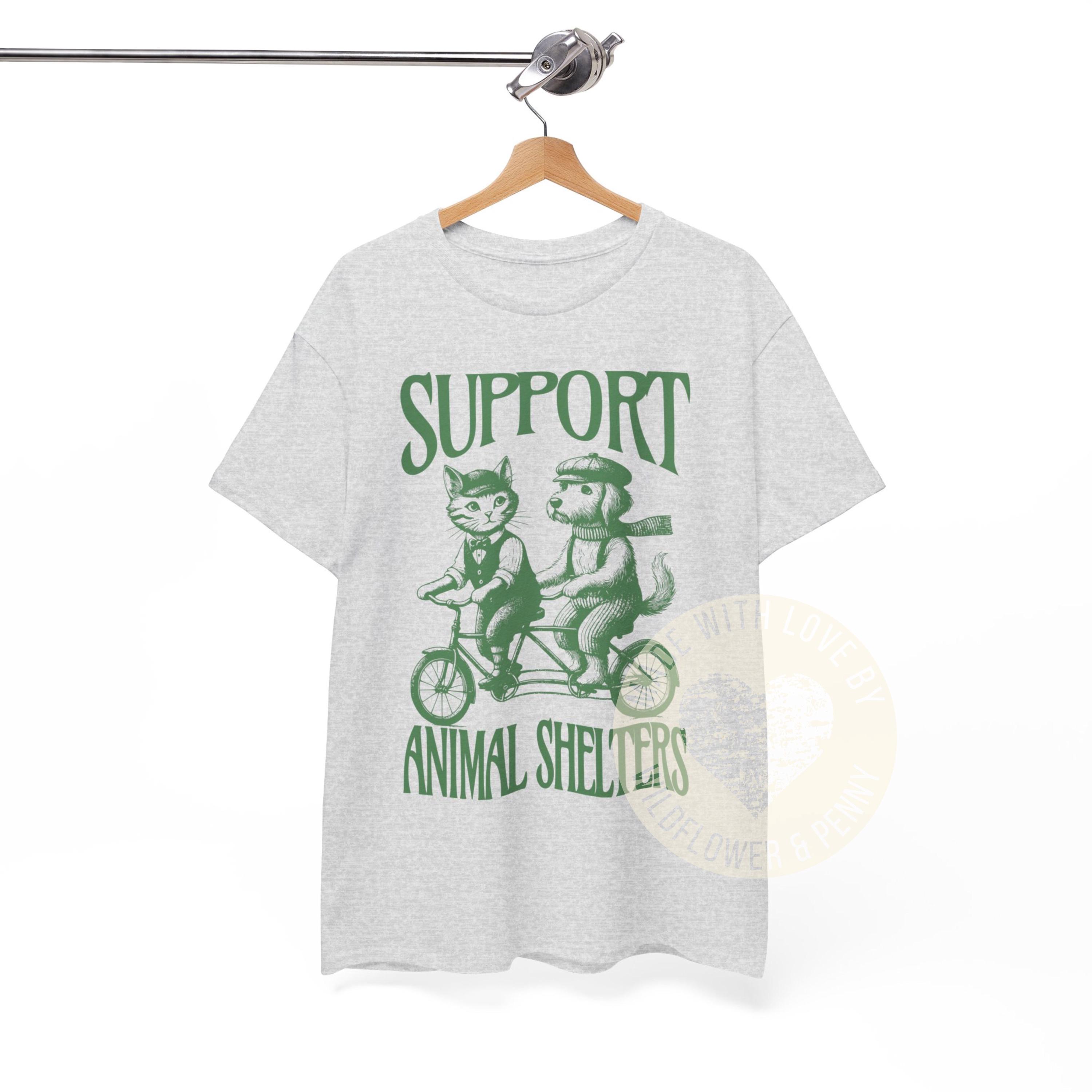 Animal Shelter Support Unisex Tee, Cat Dog Pet Rescue Shirt,pet