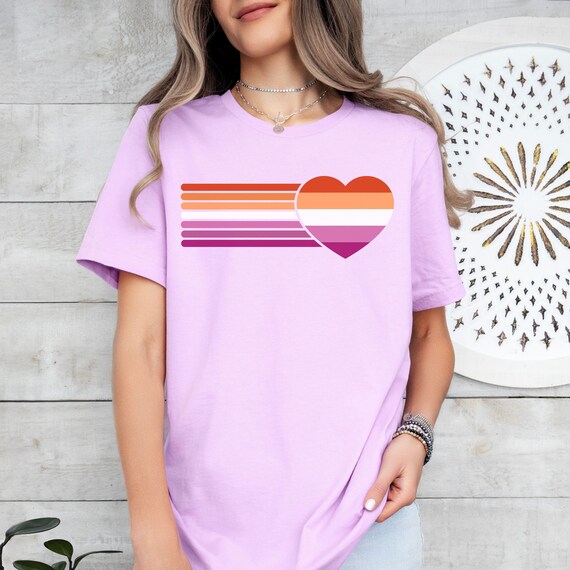 Lesbische trots LGBTQ shirt Gay Pride shirt lesbisch shirt LGBT lesbisch shirt lesbische kleding queer meisjes tee trots shirt vrouwen Etsy Nederland