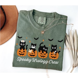 Urology Nurse Halloween Shirt,Comfort Colors Urology Shirt,Funny Urology Crew Tee,Spooky Urology T-Shirt,Urologist T shirt,Halloween Nurse