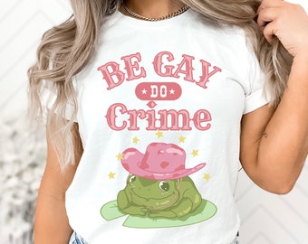 Camiseta retro de rana: Camiseta con mensaje del Orgullo Gay LGBTQ