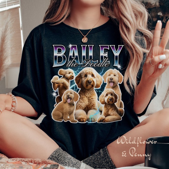 Poodle Shirt. Retro Style T-Shirt Poodle Shirt. Retro Style T-Shirt