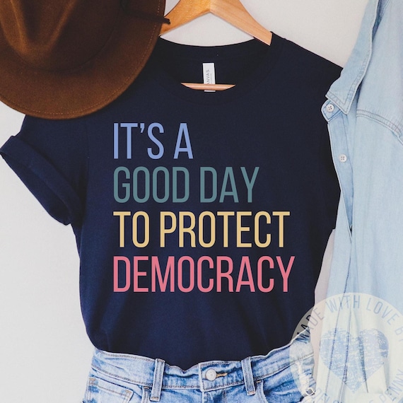 Political Shirts, Protect Democracy Shirt Tee,Womens Rights Tee Shirt,Political Shirt,Democrat Shirt Women,Anti-Trump Shirt,Anti Fascism Top