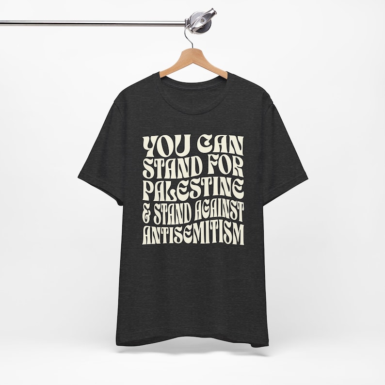 Free Palestine Shirt - Free Gaza Tee - Human Rights Shirt - Protest Shirt - Anti Racism - Political Top - Israel Zionist Dark Grey Heather