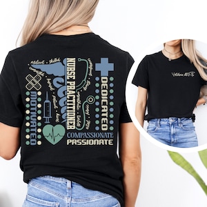 Personalized Nurse Practitioner Shirt,NP School Gift,Nurse Practitioner Appreciation,Custom NP Shirt,Gift for Nurse Practitioner Graduation