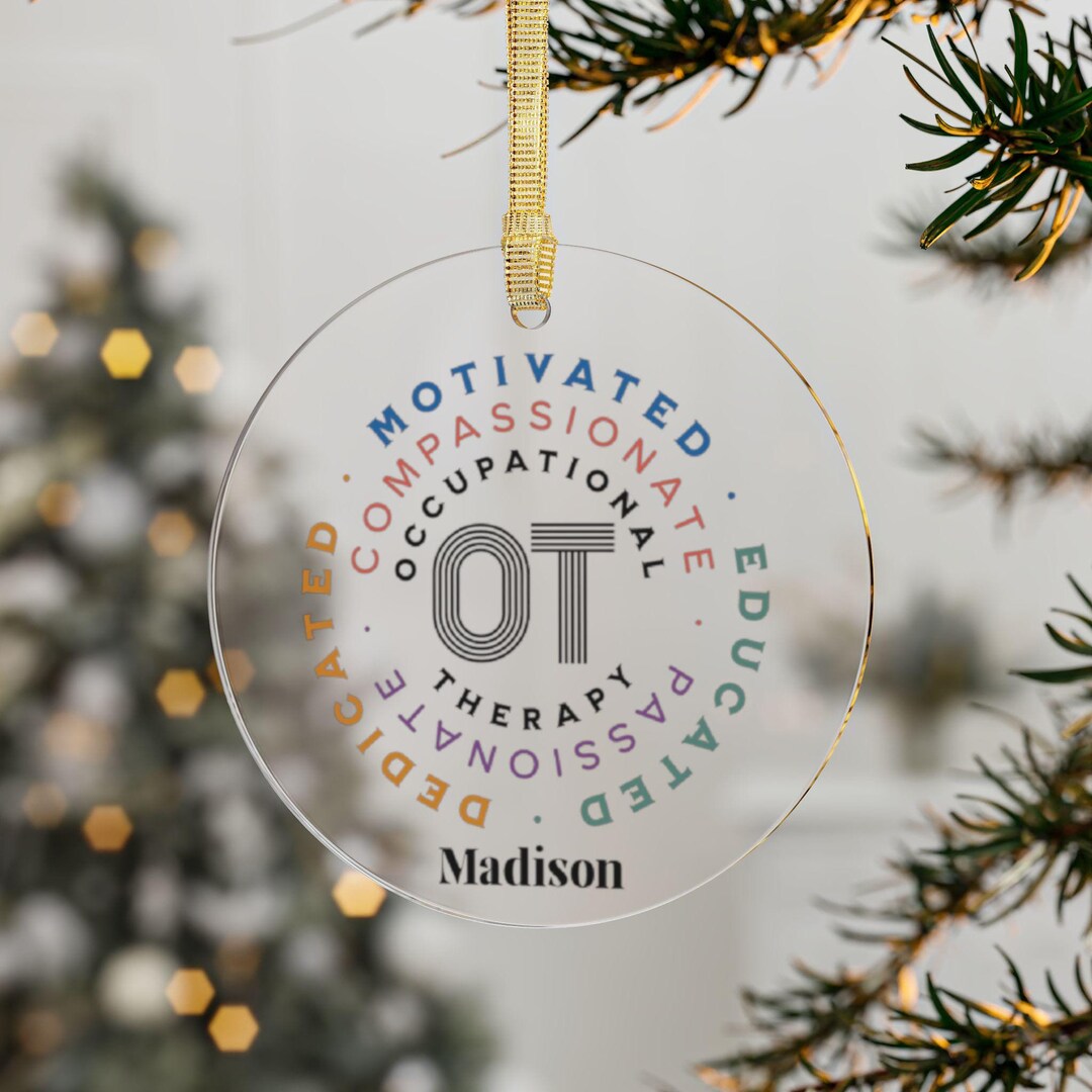 Personalized Occupational Therapist Ornament, Occupational Therapy ...
