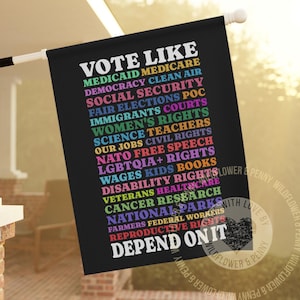 Progressive Values Garden Flag LGBTQ Yard Flag Liberal House Flag Gay Pride Flag Social Justice Flag Equality Garden Banner Kindness Sign