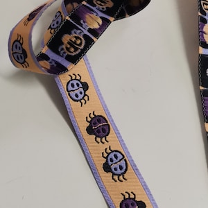 CLEARANCE SALE Cute Trim Ladybug Border Trim Embellishment Jacquard Trim