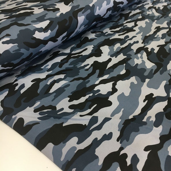 Schwerer Camouflage Stoff Blau , Tarn Stoff, Taschenstoff