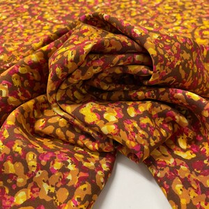 CLEARANCE SALE Viscose Fabric Summer Brown Fabric Dresses Viscose Fabric Blouse Fabric Viscose Woven Fabric Blouse Fabric