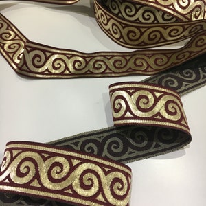 CLEARANCE SALE Noble border Bordeaux Gold border Medieval border Dirndl border decoration