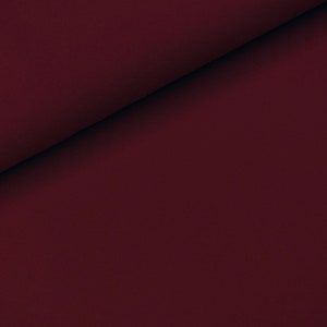 CLEARANCE SALE Chiffon fabrics wine red plain sold by the meter, soft fall chiffon fabric voile