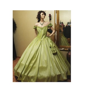 Victorian Dress ballgown Civil War evening gown reenactment