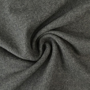 CLEARANCE SALE Wool fabric grey wool loden fabric coat fabric