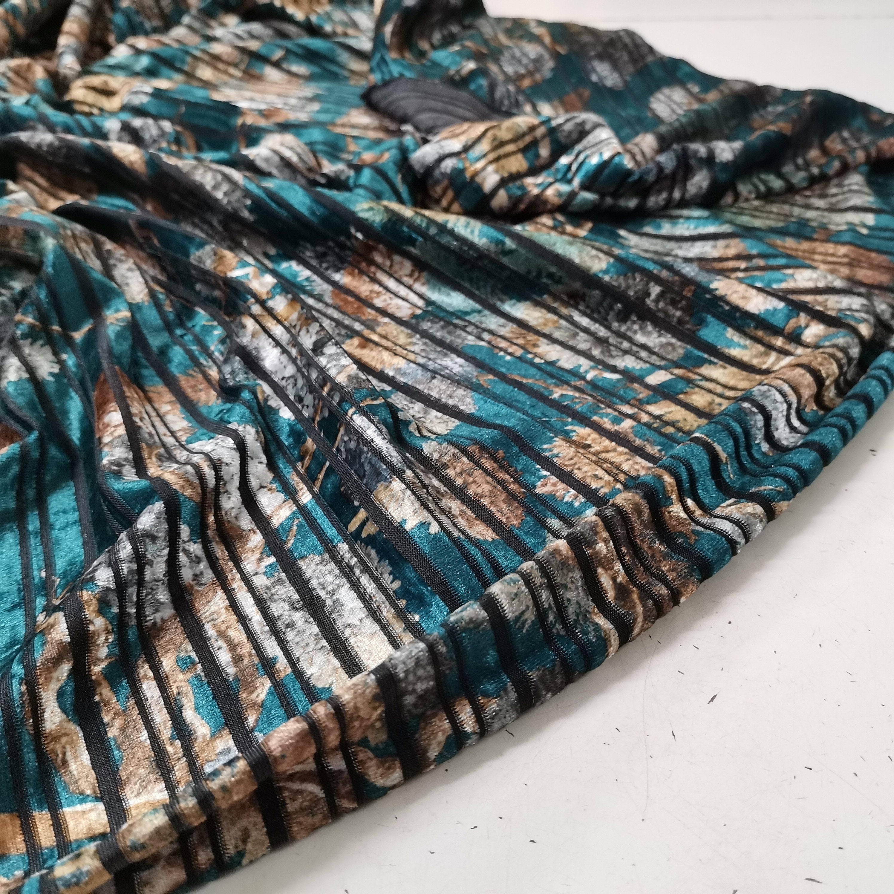 Silk Burnout Fabric -  UK