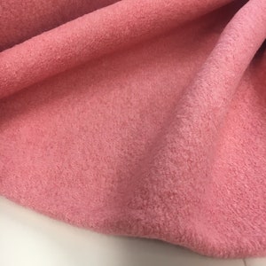 LIQUIDAÇÃO Walkloden Rosé Tecido de lã e viscose Loden