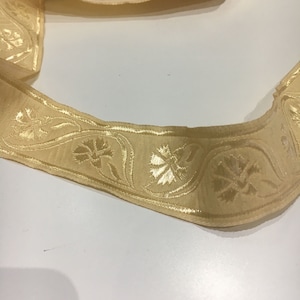 CLEARANCE SALE Noble Cream Gold Red Border Medieval Border Dirndl Border Decoration