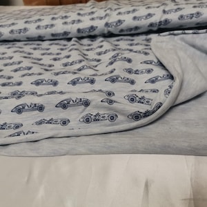 Jersey fabric racing car - Oeko-Tex certified Jersey fabric vintage car