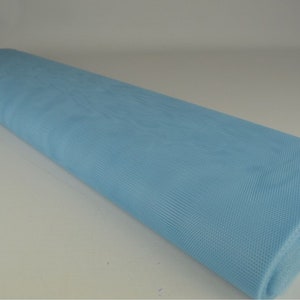 CLEARANCE SALE Tulle fabric baby blue 0.50 m tulle fabric with stand petticoat tulle crinoline tulle decoration tulle wedding decoration tulle decoration tulle