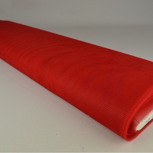 CLEARANCE SALE Tulle fabric red 0.50 m tulle fabric with stand petticoat tulle crinoline tulle decoration tulle wedding decoration tulle decoration tulle