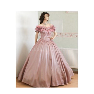 Victorian Dress ballgown Civil War evening gown reenactment