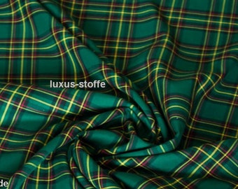 Tartan Green Tartan Scottish Plaid Fabric Blazer Fabric Pants Fabric Decorative Fabric