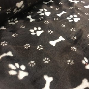 Fur fabric paws short hair fur fabric Flokati faux fur plush imitation fur bone 0.50 m
