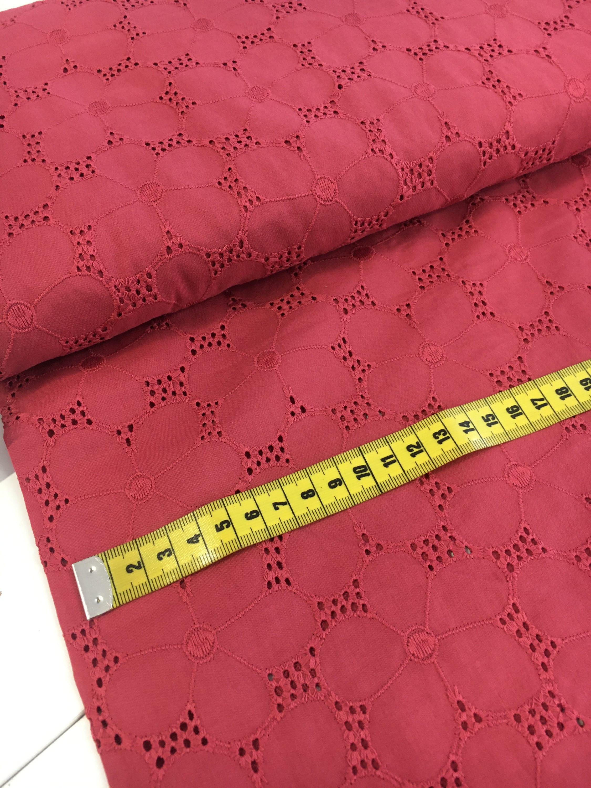 Cotton fabric with holes deals