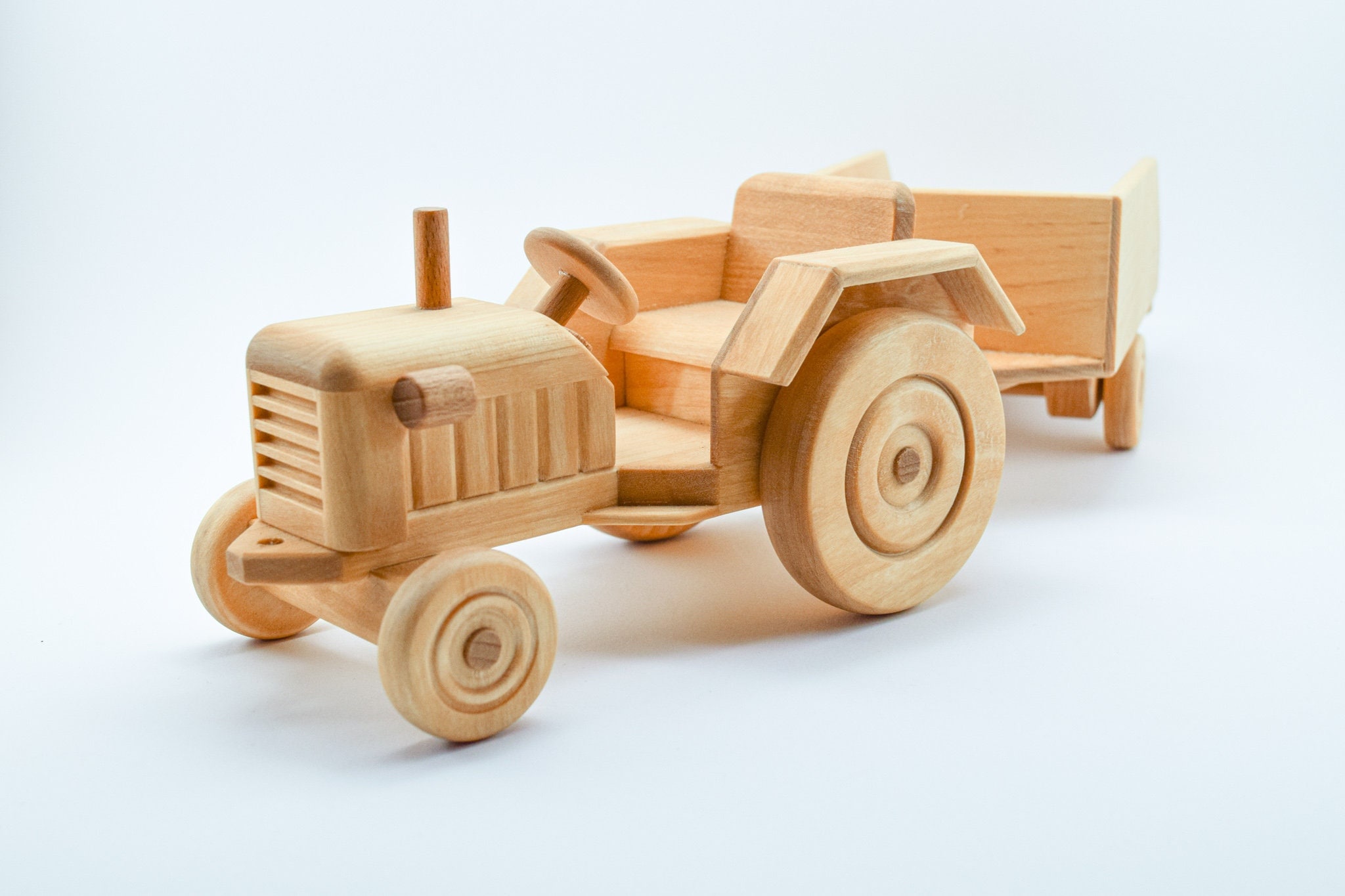 spiritueel Bevoorrecht werper Houten Tractor Houten Speelgoed Houten speelgoed Houten - Etsy België