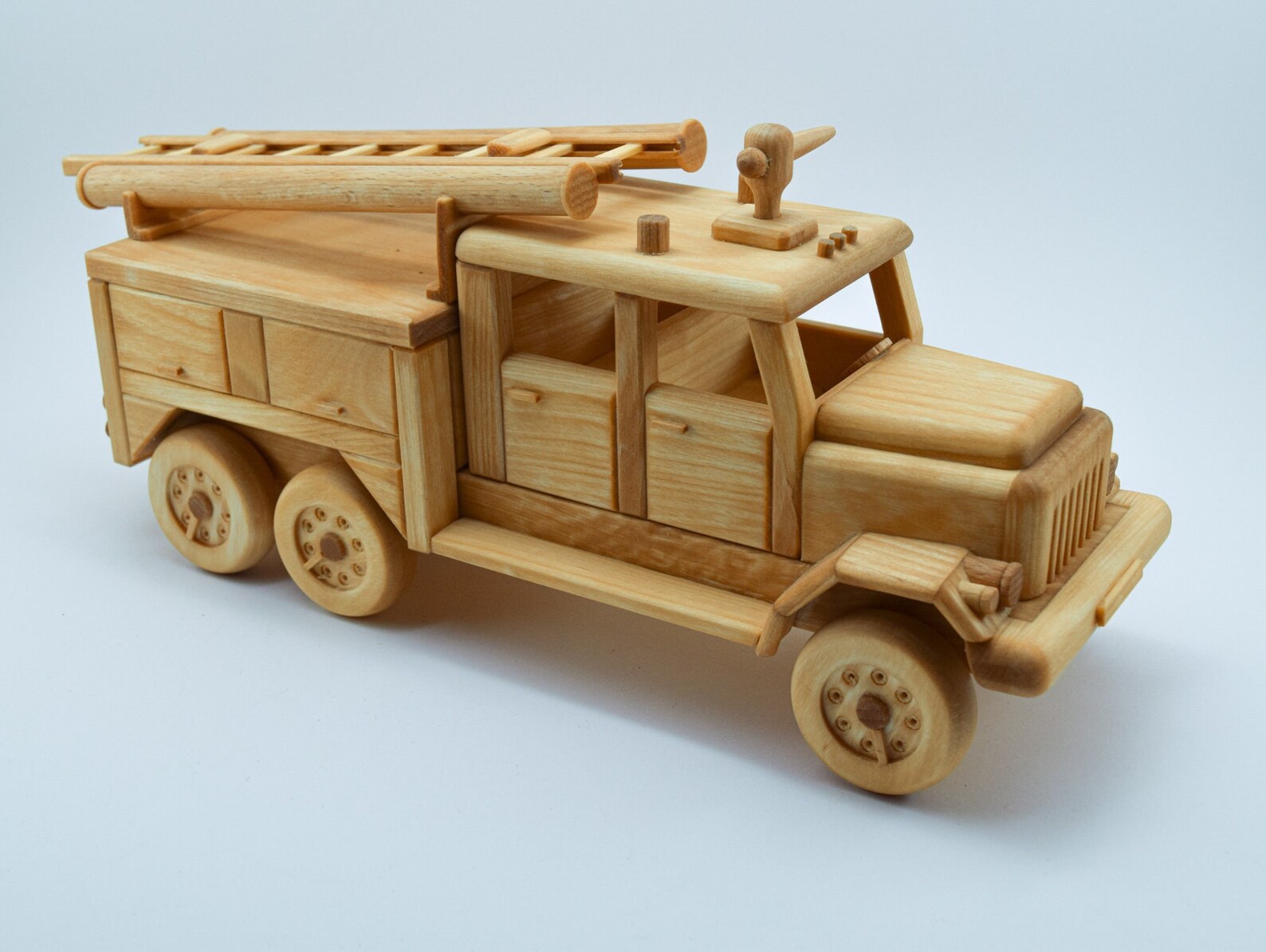 Wooden Fire Truck Nturan Toy Eco Toy Firetruck Wooden Toy Etsy