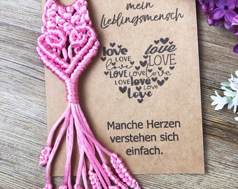 Macrame Keychain Valentine / Polyester