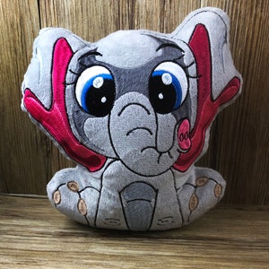Embroidery file ITH Elephant Betty for frame 20 × 30 cm, machine embroidery, ITH embroidery pattern with animal motif