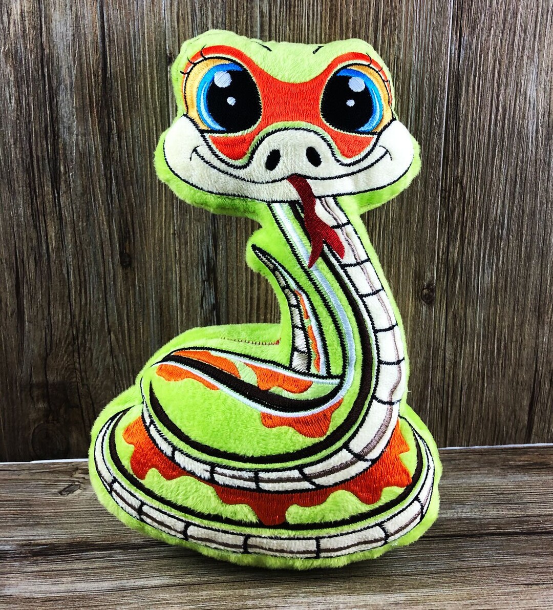 Emroidy Snake Embroidery File ITH Snake SISSI for Frame 20×30 Cm, Machine Embroidery ...