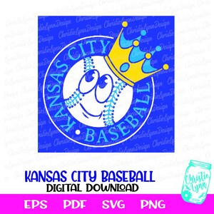 Kansas CIty Base Ball KC Vektor-Kunst-Dateien Png Pdf Eps svg