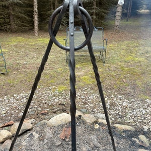 Hand forged Campfire Tripod